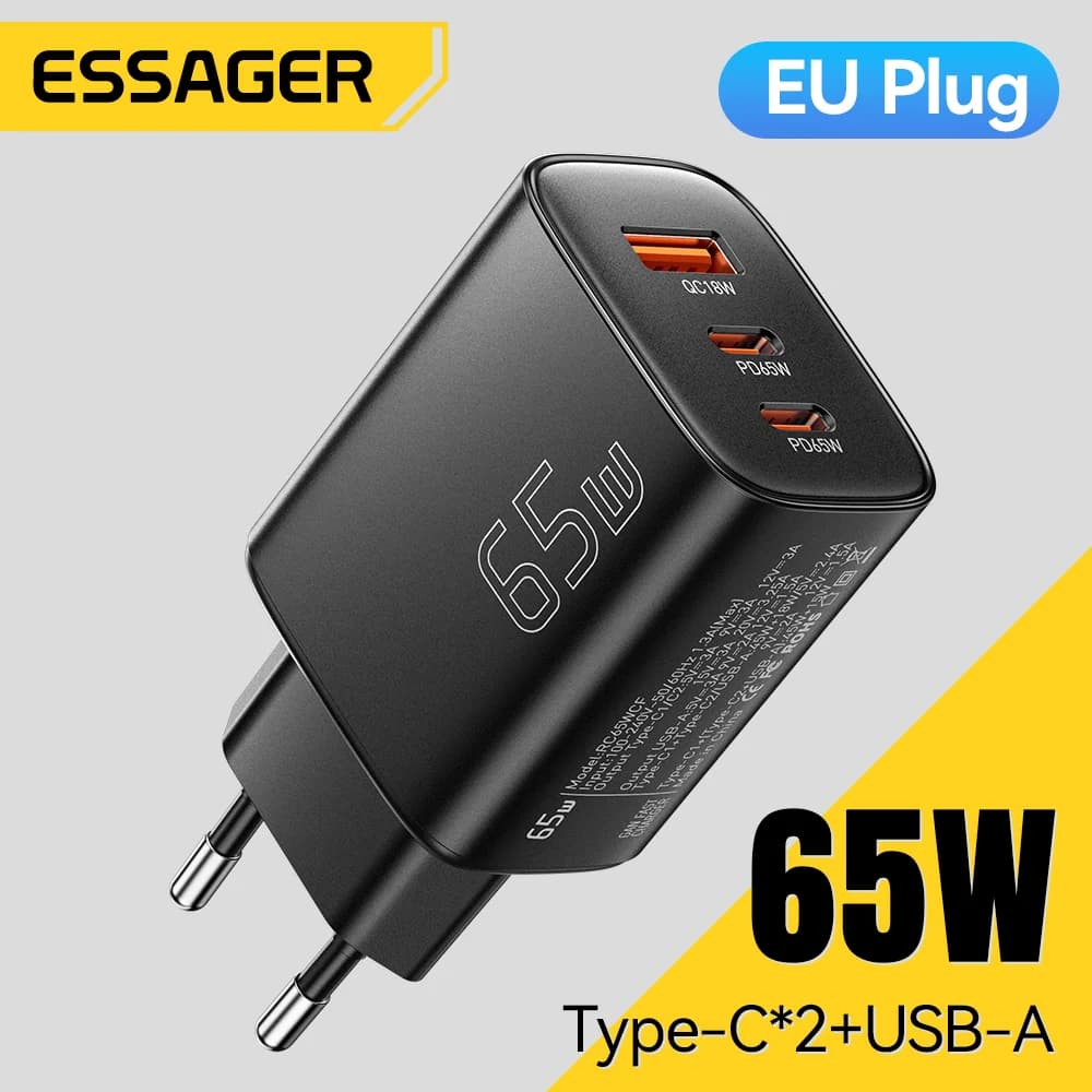 65W GaN USB-C punjač s Quick Charge 4.0