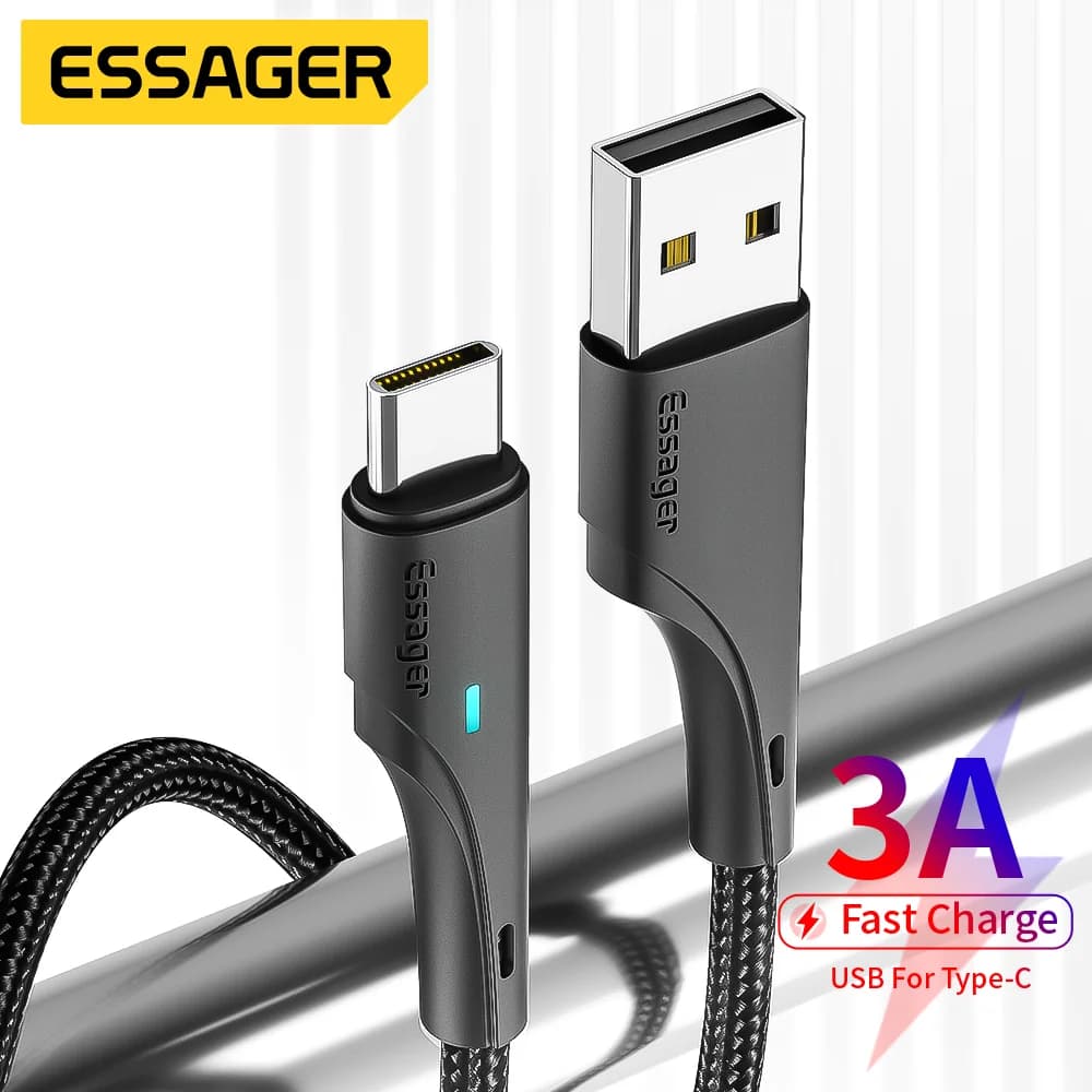 Brzi kabel za punjenje USB-A na USB-C, 3A