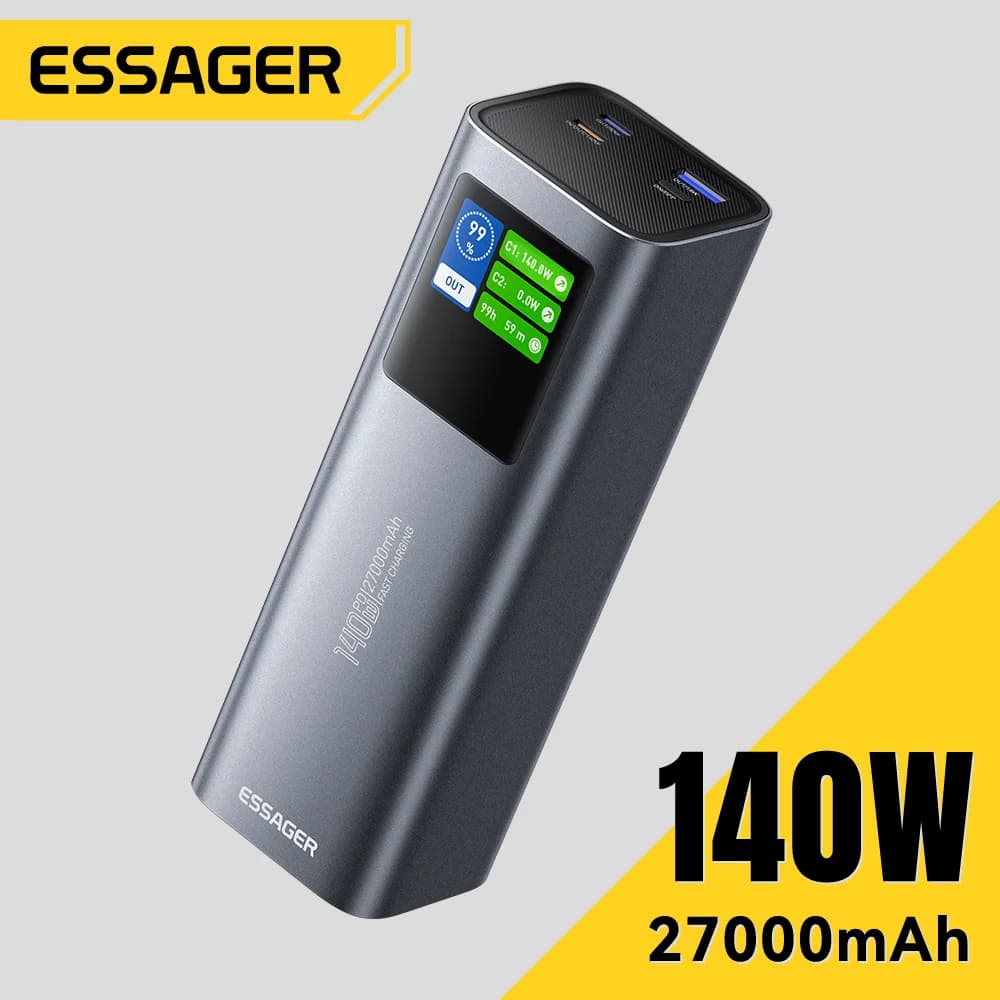 Power bank 27000mAh, 140W PD 3.1 brzo punjenje