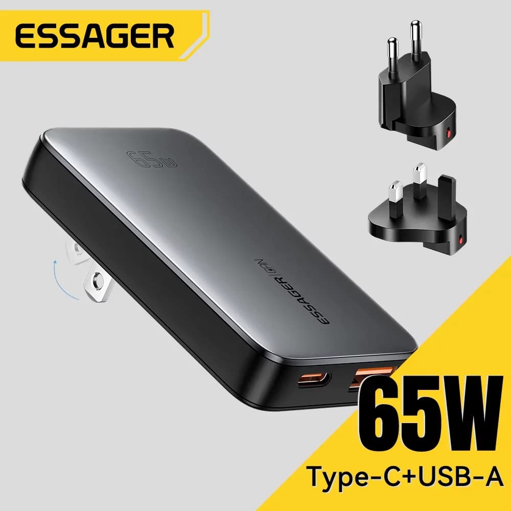 65W ultra tanki GaN USB-C putni punjač