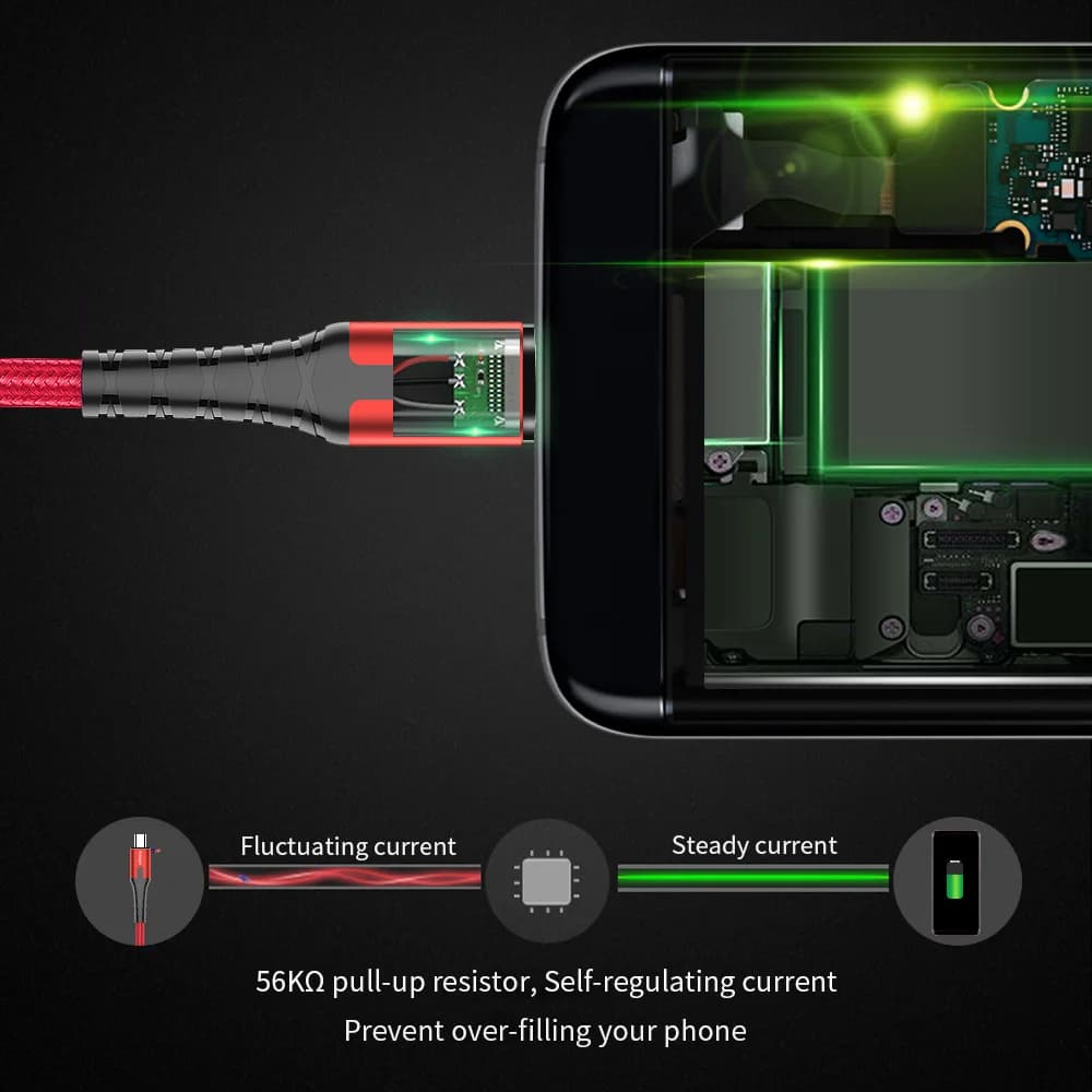 LED Micro USB kabel za brzo punjenje, 2M/3M