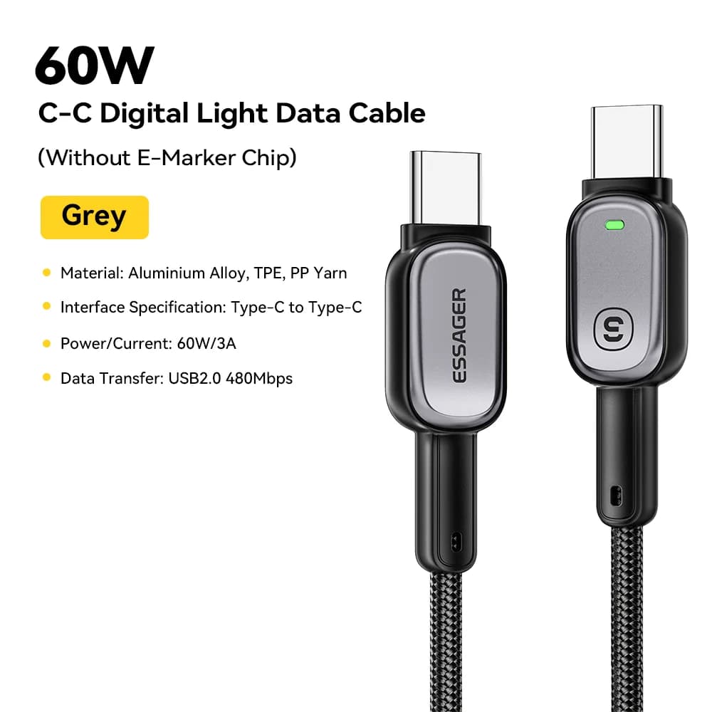 LED 100W USB-C na USB-C kabel, 5A PD brzo punjenje