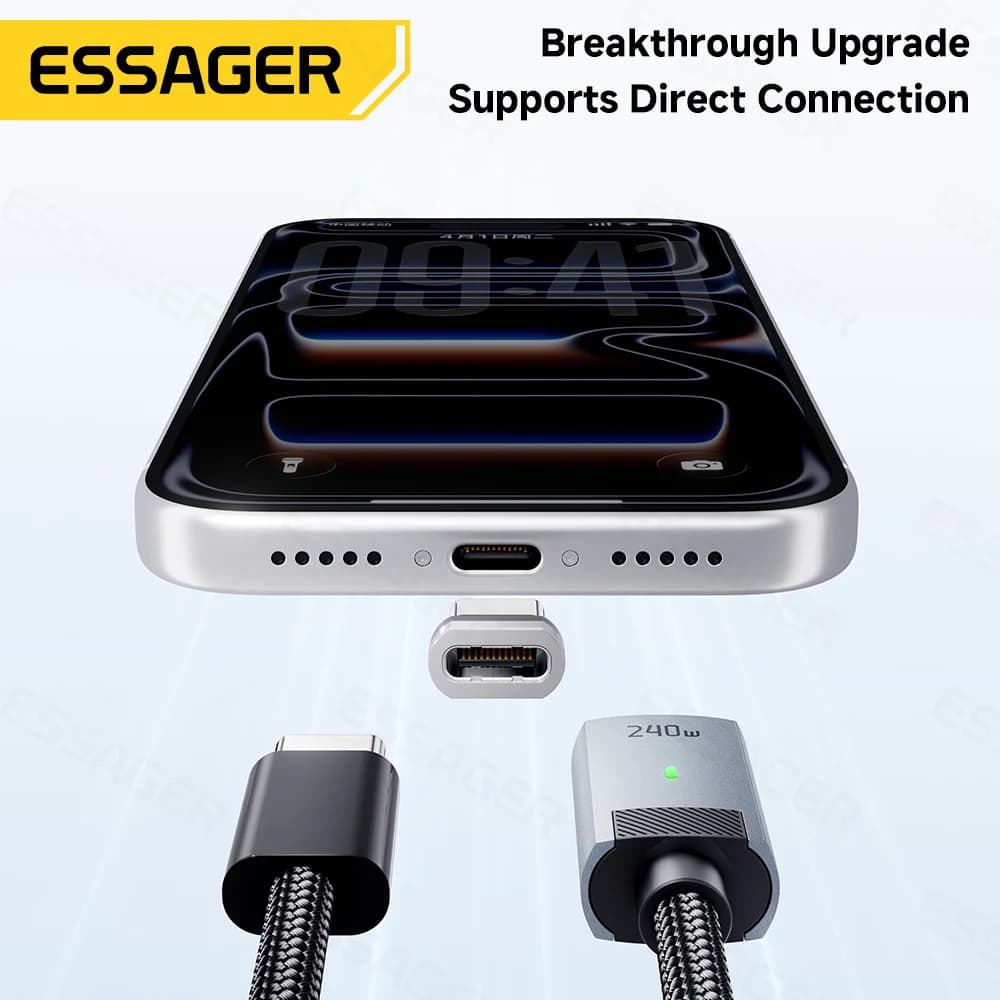240W magnetski USB-C na USB-C kabel za punjenje