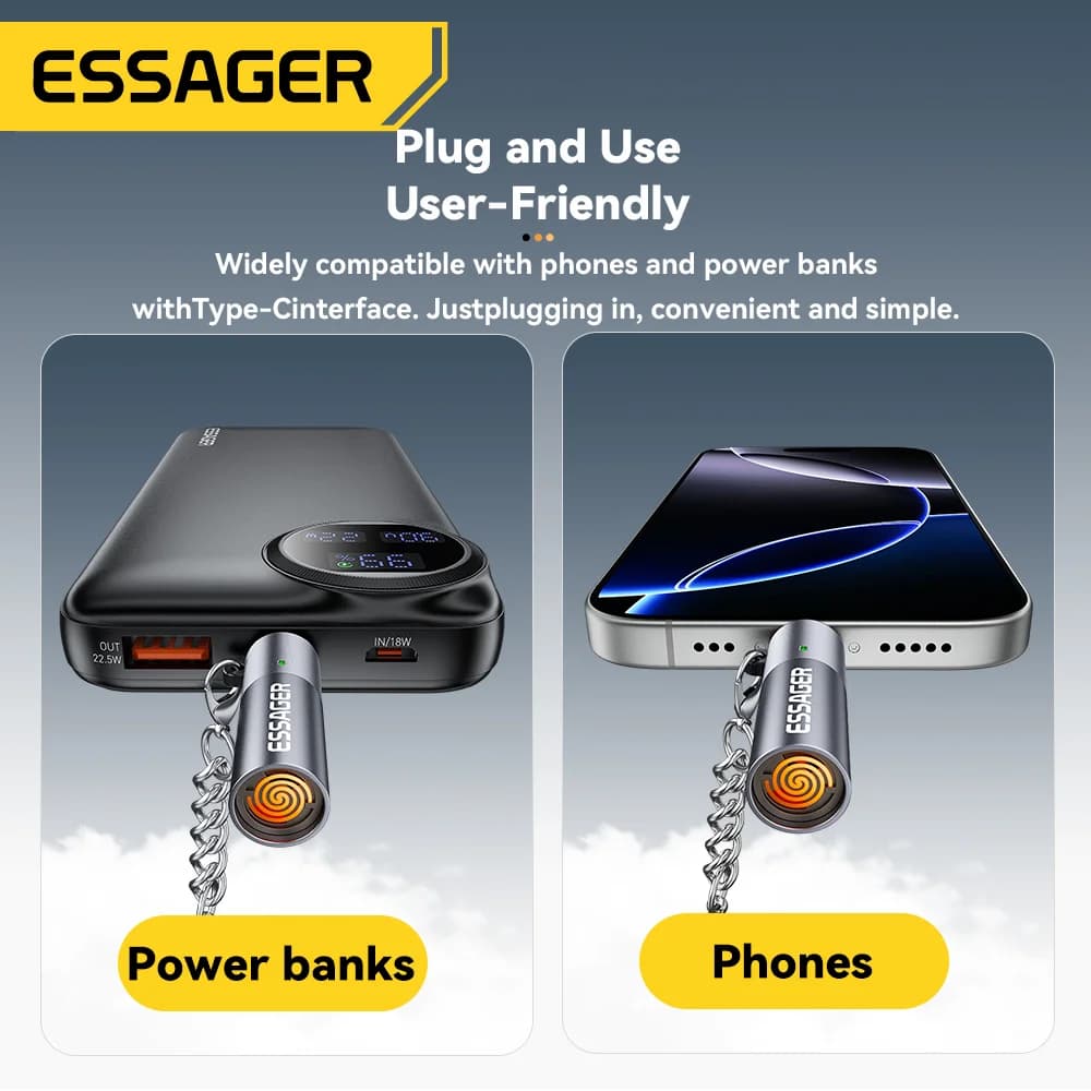 Mini USB-C upaljač cigareta s volframovom žicom