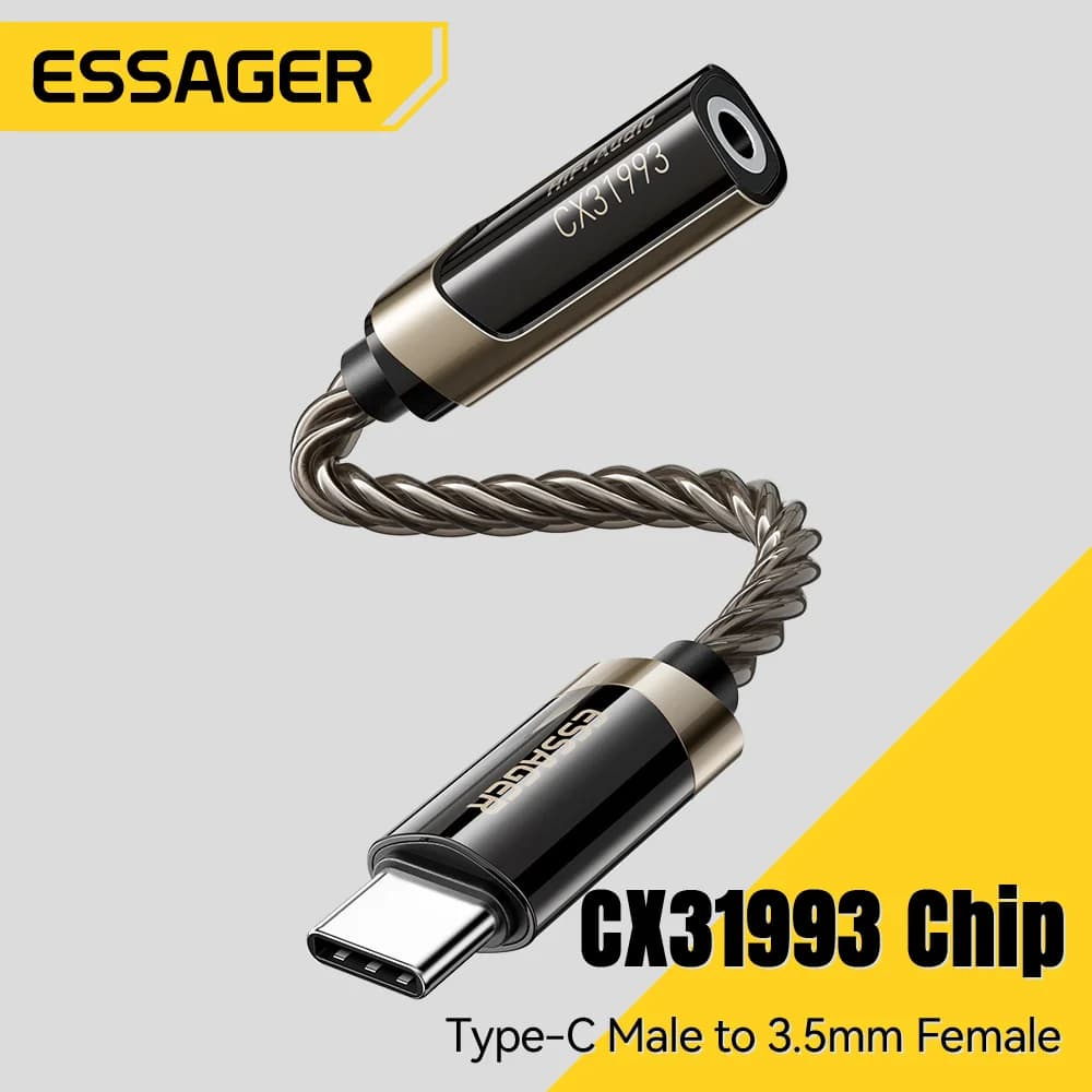 HiFi USB-C na 3.5mm audio adapter za slušalice