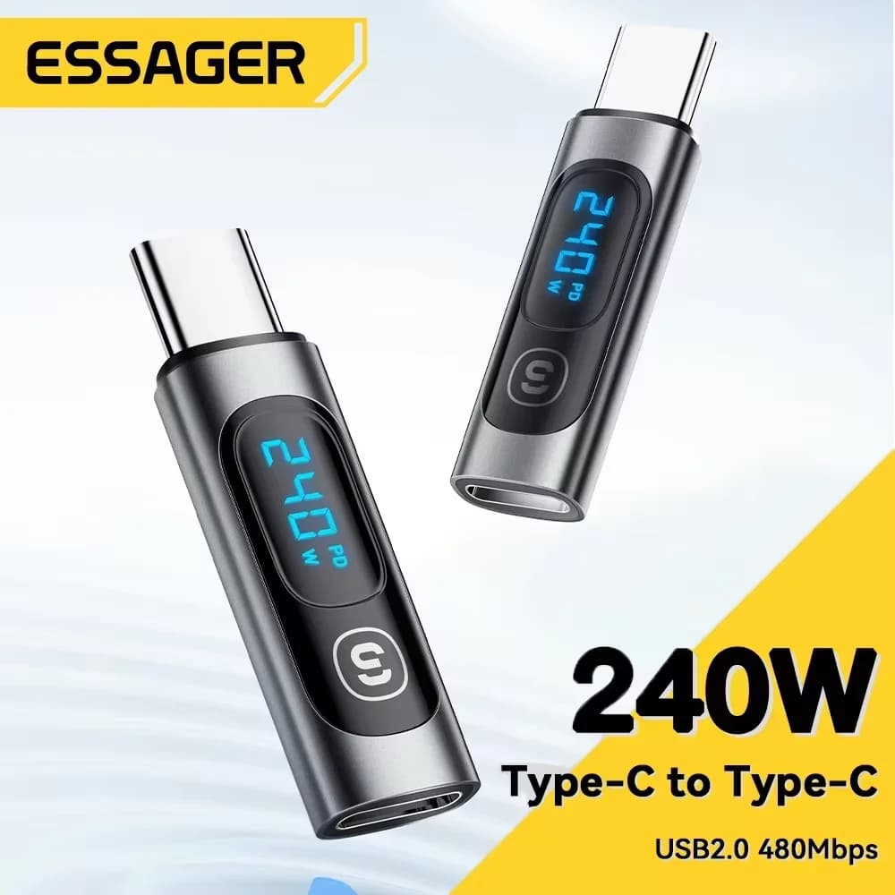 USB-C na USB-C OTG adapter s digitalnim prikazom