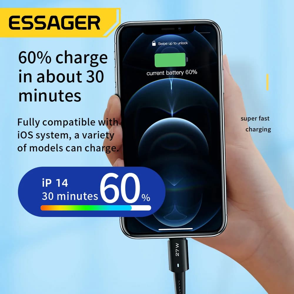 27W USB-C na Lightning kabel za brzo punjenje