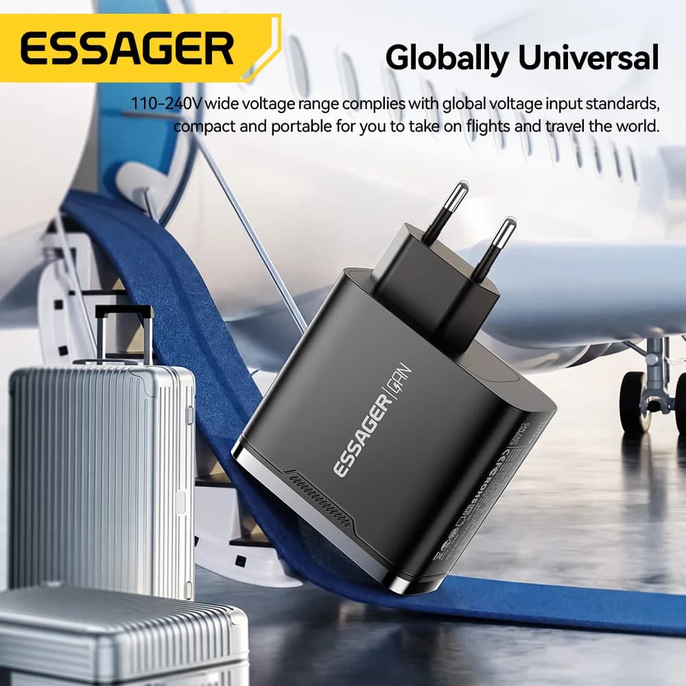 GaN USB-C punjač 100W s digitalnim zaslonom