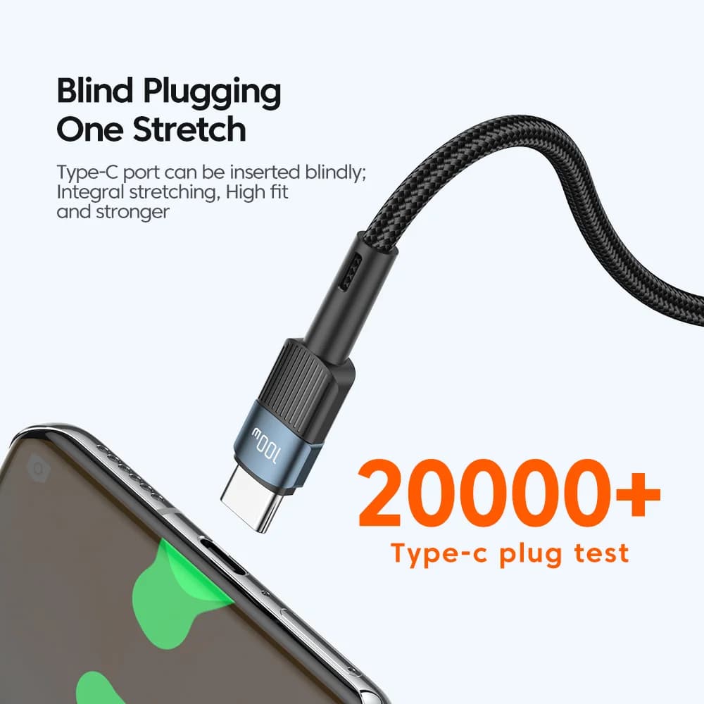 Kabel za brzo punjenje USB-C na USB-C 100W, 3m