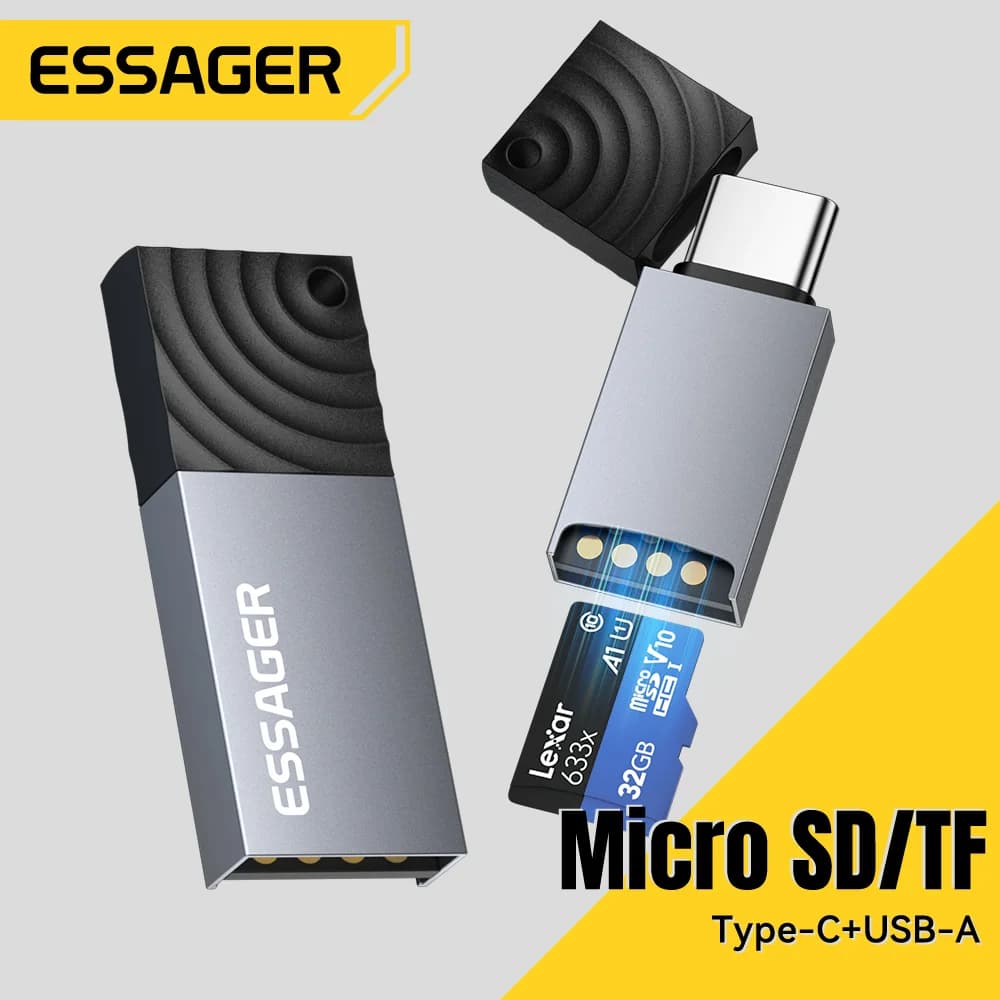 2-u-1 USB-C i USB 2.0 čitač kartica